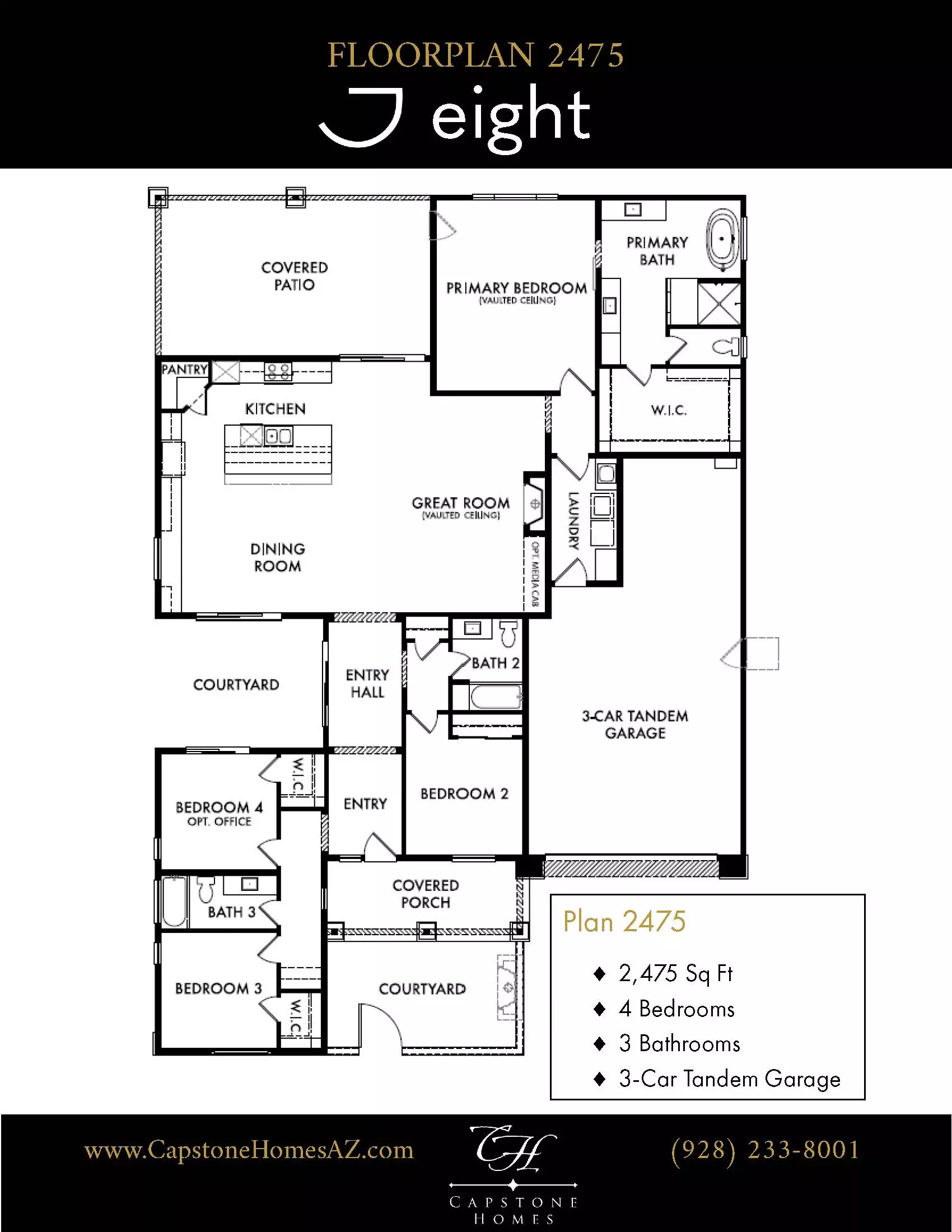Floorplan 2475 | Jasper 8 | Prescott Valley, AZ
