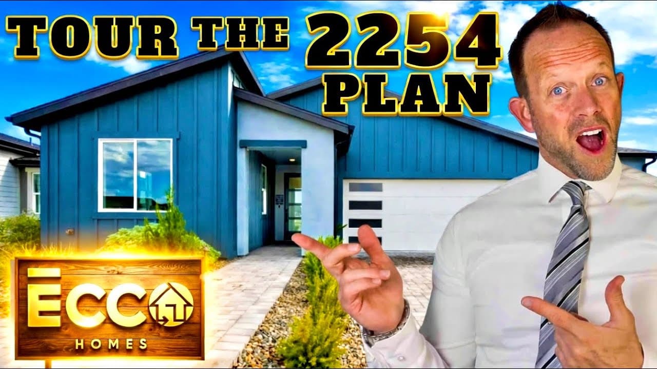 Home Tour 2254 sq ft Rambler in Prescott Valley AZ | Ecco Homes 2254 PLAN