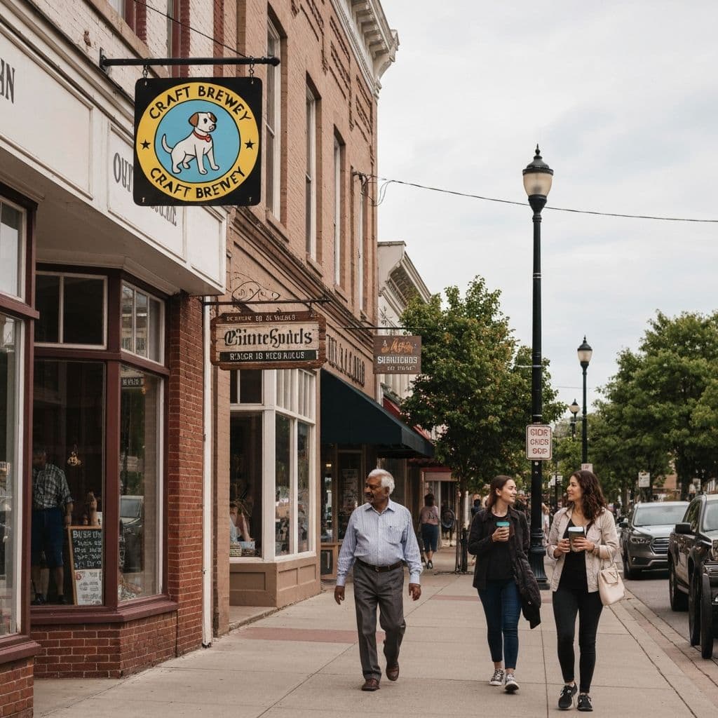 Small-Town Downtown That Actually Works
