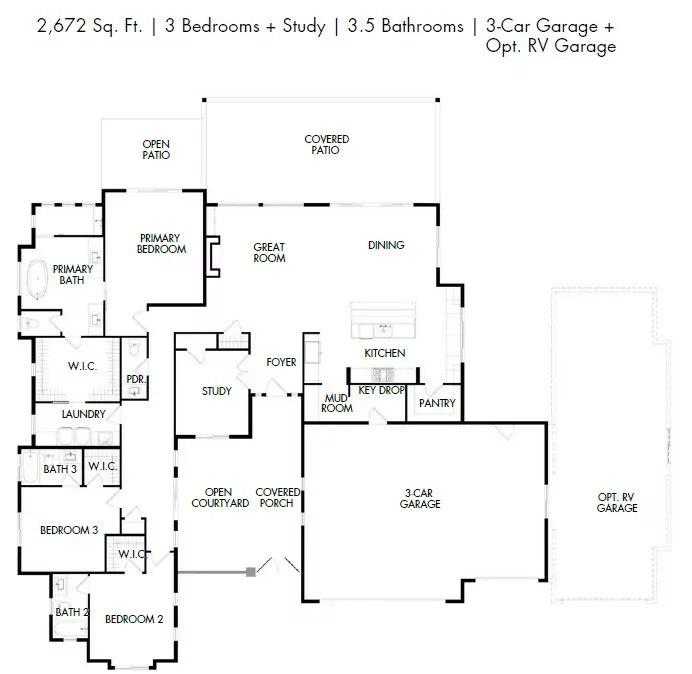 Plan 2672 floor plan