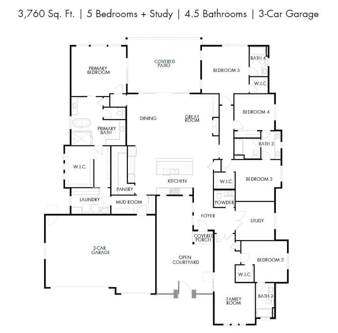 Plan 3760 floor plan
