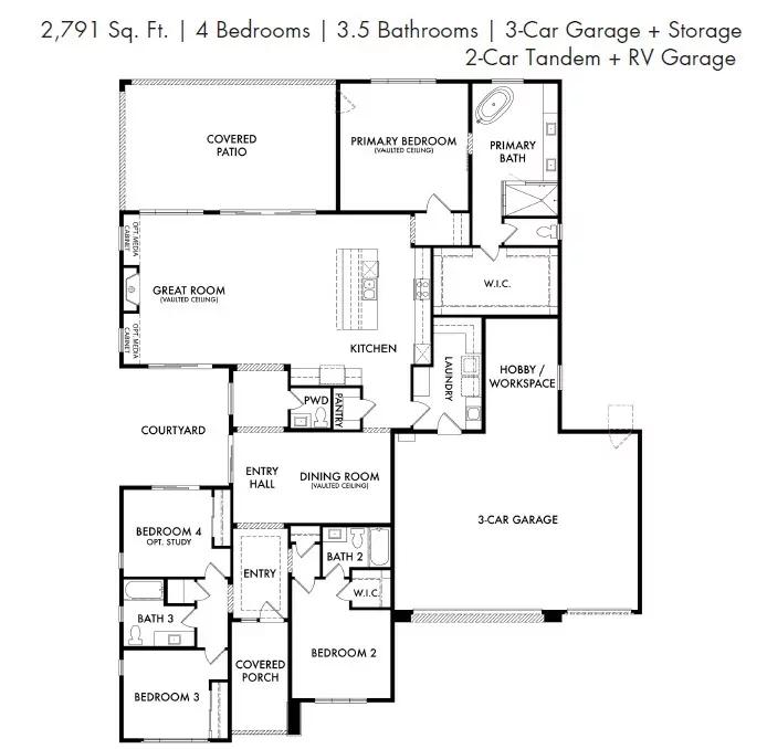 Plan 2791 floor plan
