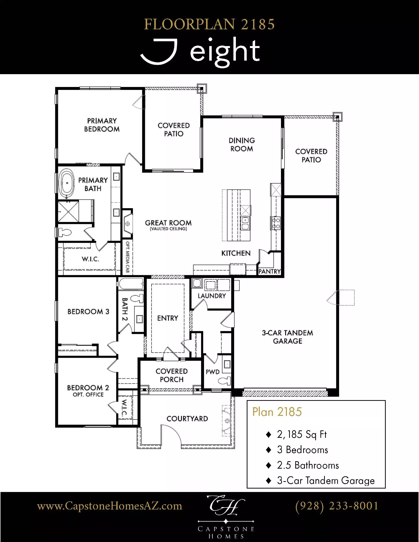 Plan 2185 floor plan